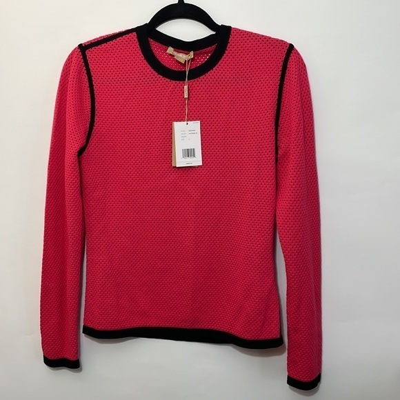 MICHAEL KORS COLLECTION Perforated Stretch-Viscose Pullover size L - Picture 3 of 8